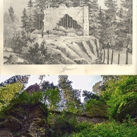 V roce 1341 postavili bratři Jenšík, Vavřinec, Herbart a Pešek z Janovic v místě zvaném Na husi hrad, v majetku pánů z Janovic byl do roku 1363. K hradu patřilo městečko Husinec, kde se údajně narodil r. 1369 Jan Hus