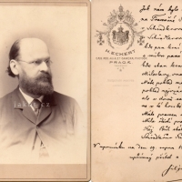 Vnuk Barbory Krinerové (provd. Jahnové) Jiljí Vratislav Jahn navštívil v r. 1890 v Bílé Třemešné svého přítele Karla Schindlera (archiv Petra Mlejnka)
