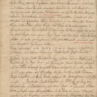 Listina z roku 1770, kdy za Josefa Víta Schaffgotsche byla Bílá Třemešná povýšena na samostatnou kaplanskou lokálii (zdroj SOkA Trutnov)