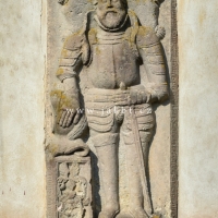 Léta páně 1578 v sobotu nejprv v středoposti urozený a statečný rytíř pán Budivoj Třemešský ze Železna život svůj dokonal a tělo jeho tuto pochováno jest. Pán Bůh ráč duši jeho i nám také milostivým býti (foto C. Košťál)