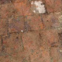Dlažba raně renesančního kostela Jednoty bratrské v Přerově z druhé poloviny 16. století (foto Petr Janeček, MAFRA)