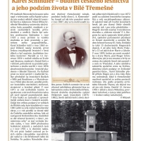 Karel Schindler, Třemešenský zpravodaj 2/2022
