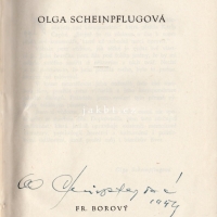 Z návštěvy u Olgy Scheinpflugové 
