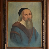 J. A. Komenský, olej na plátně, autor neznámý, 67 x 83 cm