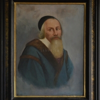 J. A. Komenský, olej na plátně, autor neznámý, 67 x 83 cm