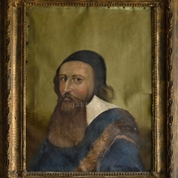 J. A. Komenský, olej na plátně, autor neznámý, podle Jana Augustina Vilímka, 52 x 63 cm