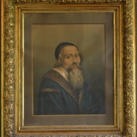 J. A. Komenský, tisk, podle J. Bízy, 82 x 96 cm