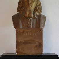 J. A. Komenský, busta Ladislava Beneše, 1922, sádra, 70 cm