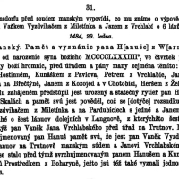 Hereš ze Železna a na Třemešné je prvně zmíněn roku 1484, dále mnohokrát až do roku 1529 (zdroj Archiv český, Staré písemné památky, díl XV.)