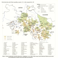 Frýdlantské vévodství Albrechta z Valdštejna (včetně Bílé Třemešné) v roce 1634