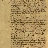 19. 3. 1624, Praha - Jiří Sadovský ze Sloupna, který koupil od Albrechta z Valdštejna statky včetně Bílé Třemešné a zůstal mu dlužen 8.000 říšských tolarů, zavazuje se tuto částku uhradit do sv. Jiří 1631 (zdroj Národní archiv Praha)