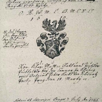 Podle J. G. Sommera byla Marie Salomena Bukovská provdaná také Keckow. Našli jsme zatím pouze rod Keckh Von Schwartzpach… (zdroj Wunschwitzova sbírka)
