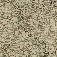 Bílá Třemešná na části mapy královéhradecké diecéze od J. A. Venuta z roku 1790 (zdroj Královská kanonie premonstrátů na Strahově)